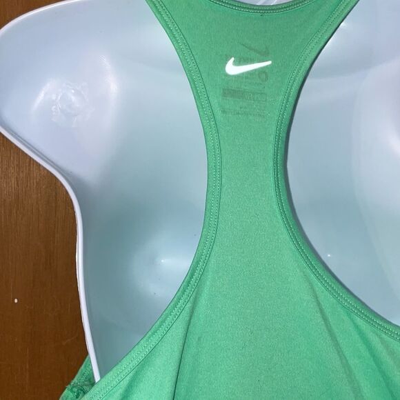 Nike Dri-Fit Razorback workout tee shirt! SizeM! EUC! Lime green! - Picture 5 of 6